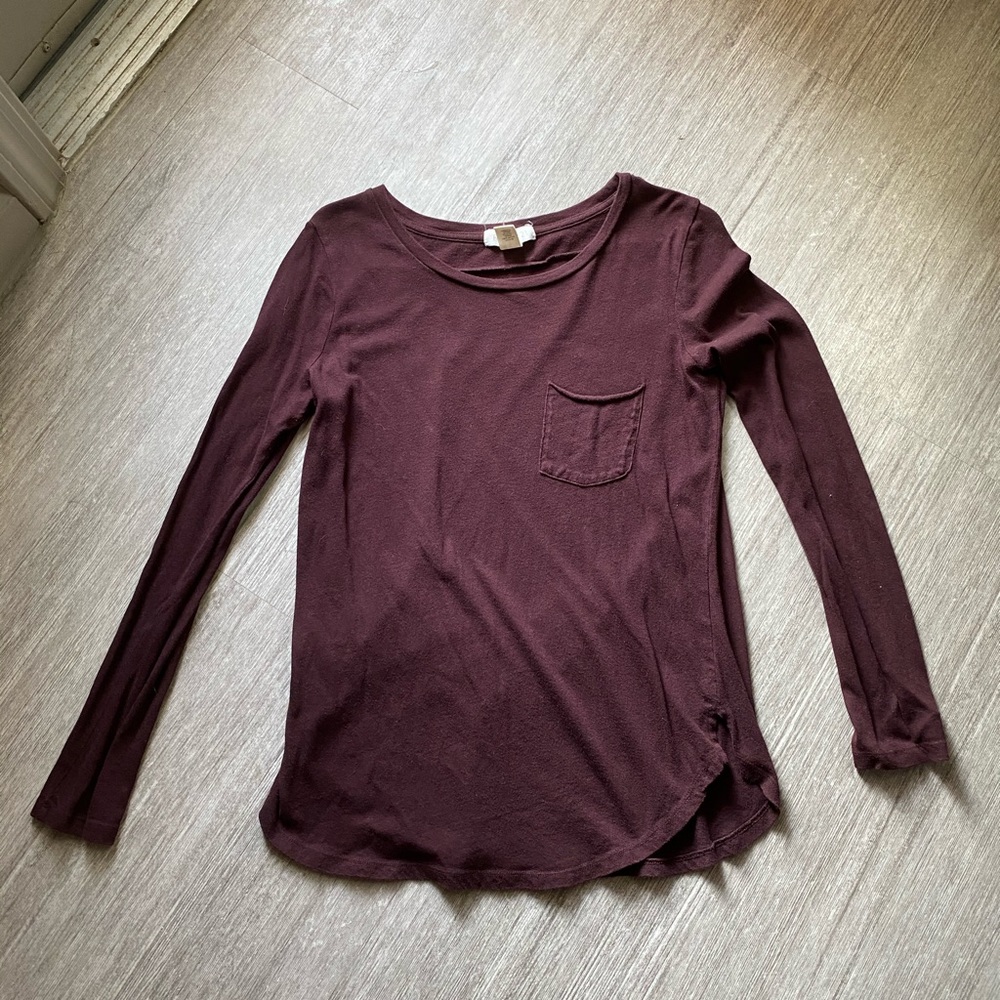 Maroon Long-Sleeve